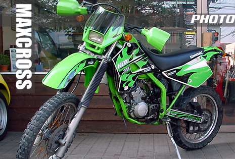 KAWASAKI KDX220SR KDX200R 1995-2007' FIRE STYLE